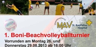 1. Boni-Beachvolleyballturnier in Lingen