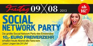 Social Network Party im Joker in Lingen