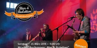 Musikerfrühshoppen Bier und Buletten im Kulturforum Lingen