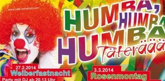 Rosenmontag im Extrablatt in Lingen