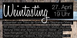Weintasting im Butchers
