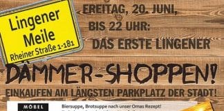 Dämmer-Shoppen auf der Lingener Meile