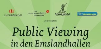 Public Viewing in den Emslandhallen 2014