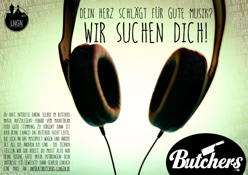 Butchers sucht DJ