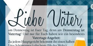 Vatertag in der Alten Posthalterei in Lingen