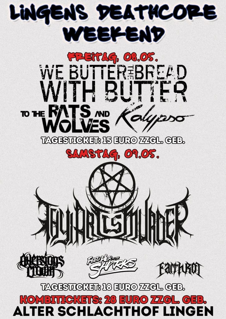 Deathcore Weekend im Alten Schlachthof Lingen