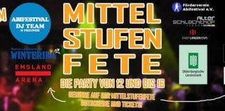 Mittelstufenfete im Alten Schlachthof in Lingen