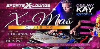 X-MAS Clubbing in der Sports X-Lounge
