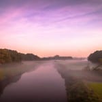 Sonnenuntergang an der Ems in Wachendorf © MK Art