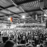 Public Viewing in den Emslandhallen © MK Art