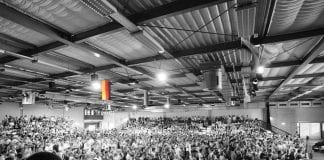 Public Viewing in den Emslandhallen © MK Art