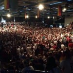 Public Viewing in den Emslandhallen