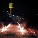 Zurück in die Zukunft vor dem Wasserturm in Lingen © MK Art