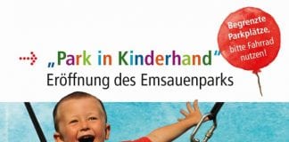 „Park in Kinderhand“: großes Fest zur Eröffnung des Emsauenparks