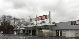 ALDI und REWE an der Rheiner Str. in Lingen